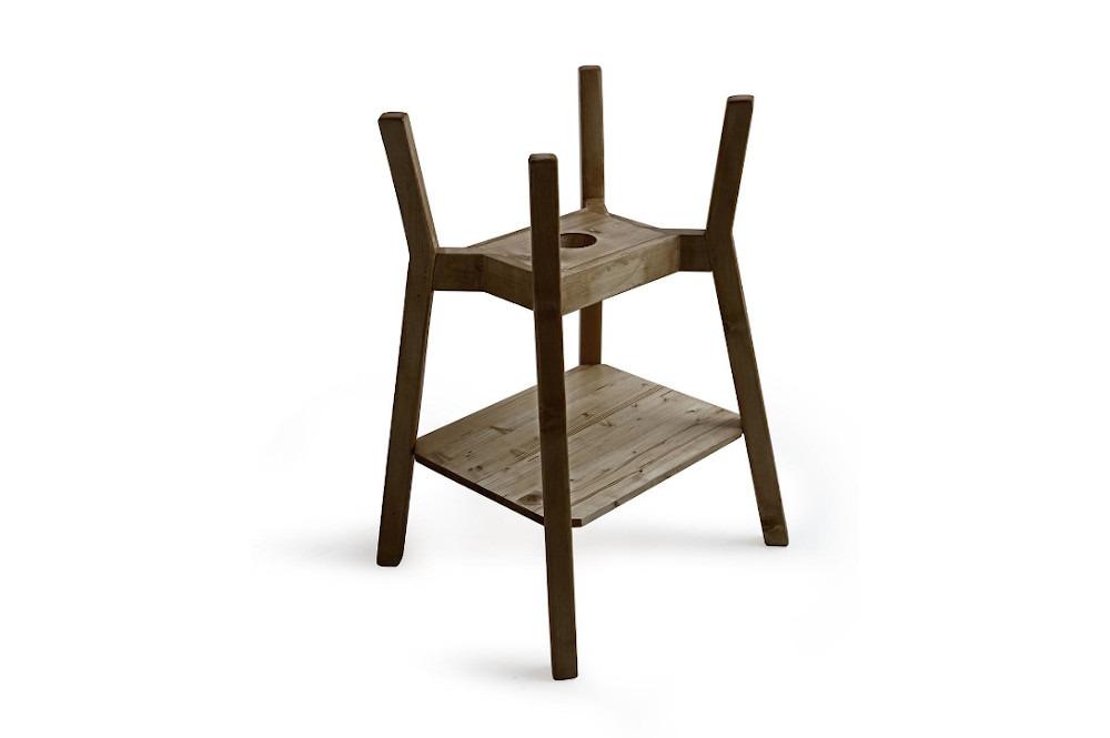 STRUCTURE DE BAIGNOIRE EN BOIS HAUTE SUR PIED