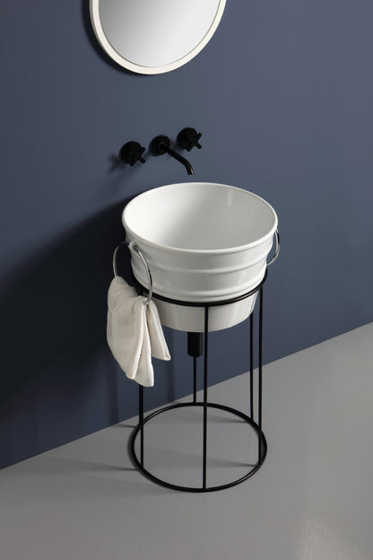 STRUCTURE D'ÉTAGE HAUT EN BACILE MÉTALLIQUE