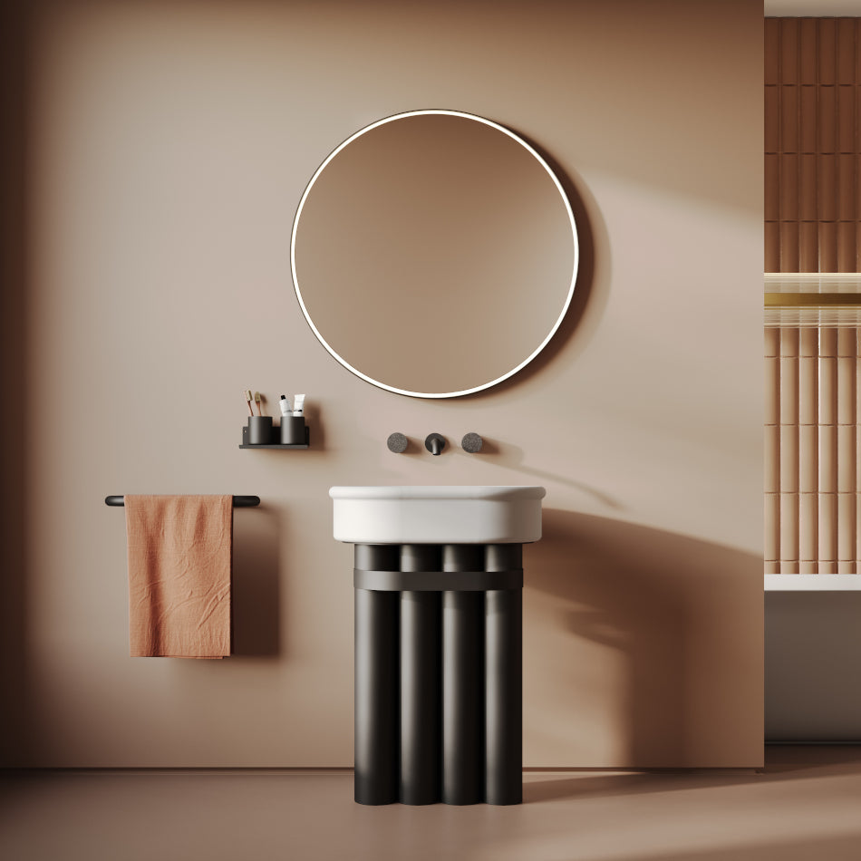 Lavabo Appoggio Ovale cm 60x40 Brera