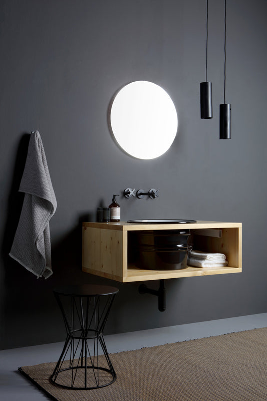 ARMOIRE SUSPENDUE À CADRE EN BOIS