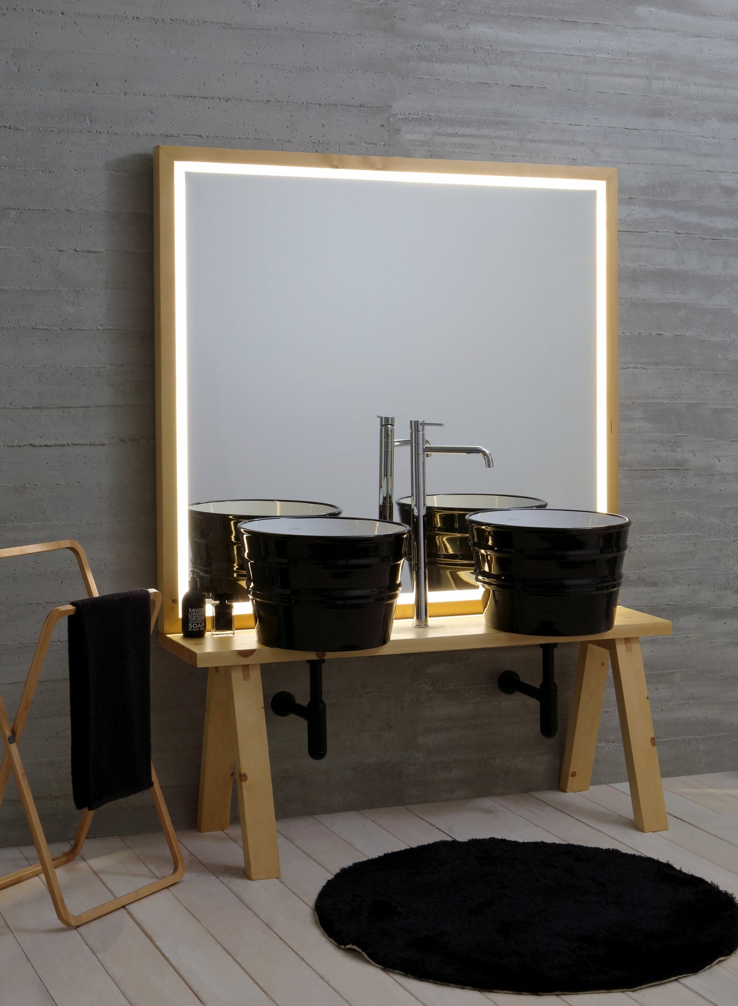 LAVABO CERAMICA 46.5 CM BACILE