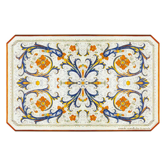 Tavolo in pietra lavica rettangolare Ricco Deruta Pieno