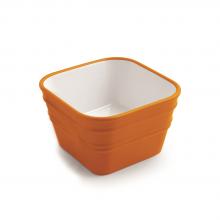 Lavabo à poser/suspendu cm 40x40 Bacile Cubo Orange Energie