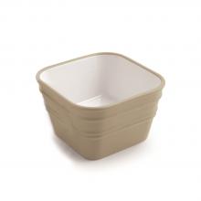 Lavabo à poser/suspendu cm 40x40 Bacile Cubo Franciacorta Brillant