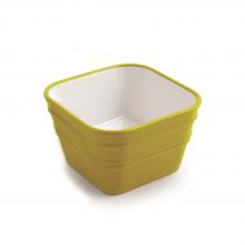 Lavabo à poser/suspendu cm 40x40 Bacile Cubo Jaune Sirio Brillant