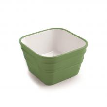 Lavabo à poser/suspendu cm 40x40 Bacile Cubo Vert Impulsion Brillant