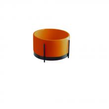 Lavabo avec structure Ibrido Rond Orange Énergie