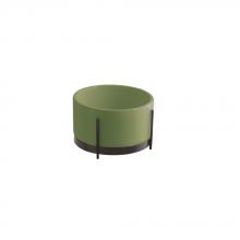 Lavabo avec structure Ibrido Rond Vert Impulsion