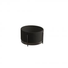 Lavabo avec structure Ibrido Rond Noir