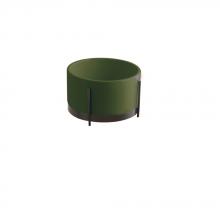 Lavabo avec structure Ibrido Rond Vert Anglais