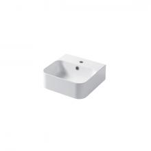 Lavabo au mur/à poser cm 35x35 Slim