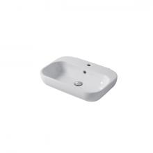 Lavabo au mur/à poser cm 60x40 Qubo