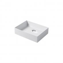 Lavabo à poser/suspendu 50x38 Slim Square