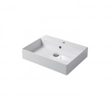 Lavabo à poser/suspendu 60x40 Slim Square