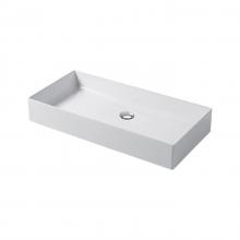 Lavabo à poser/suspendu 80x38 Slim Square