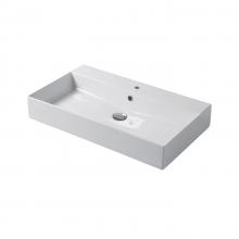 Lavabo à poser/suspendu 80x46 Slim Square