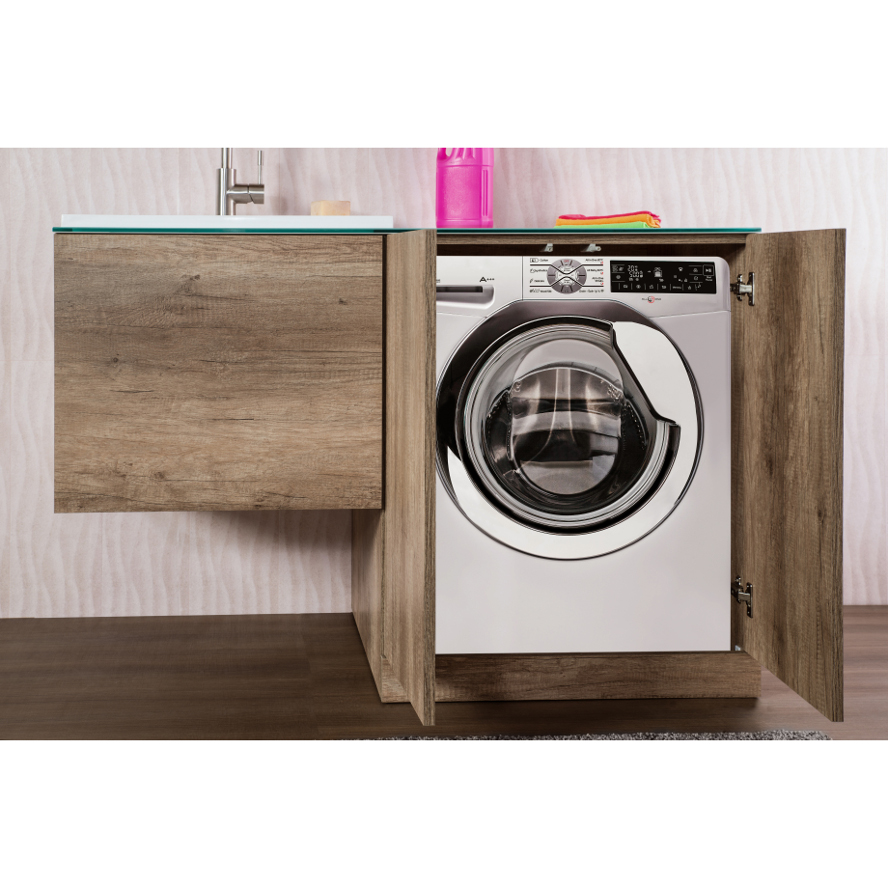 Composition Suspendue salle de bains Unika cm 129 orme foncé