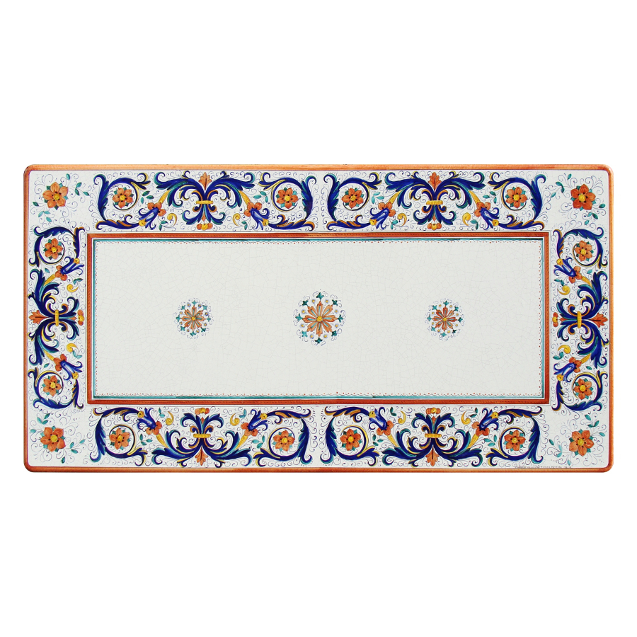 Table rectangulaire en pierre de lave Ricco Deruta